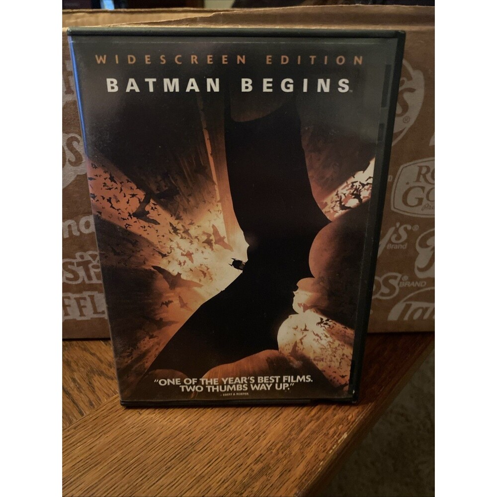 Batman Begins DVD2005 Christian Bale Christopher Nolan Liam Neeson Moran Freeman